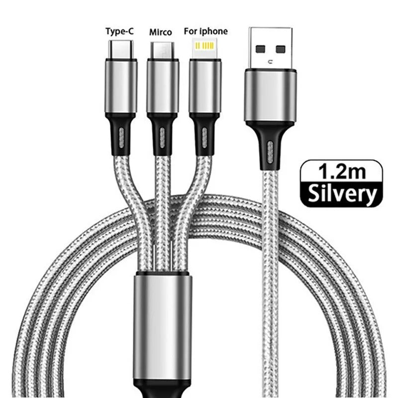 3in1 Charging Cable Multi Usb