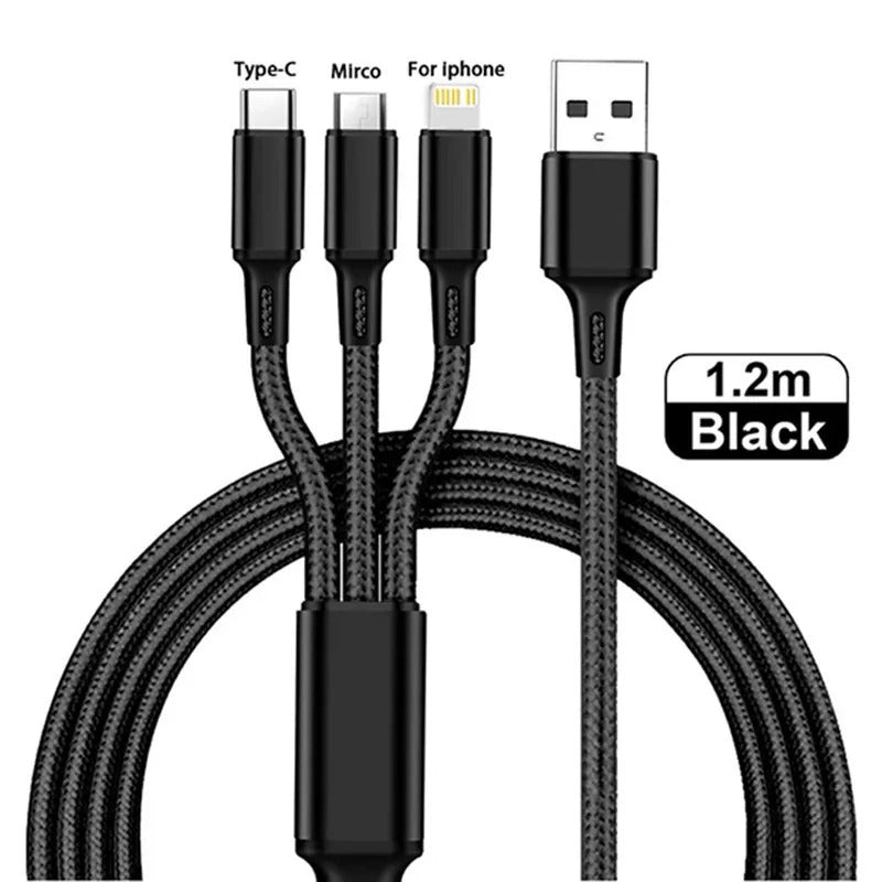 3in1 Charging Cable Multi Usb