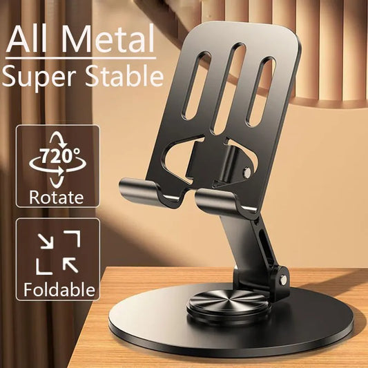 All Metal Aluminum 360 Rotation Mobile Phone Holder Universal Bracket