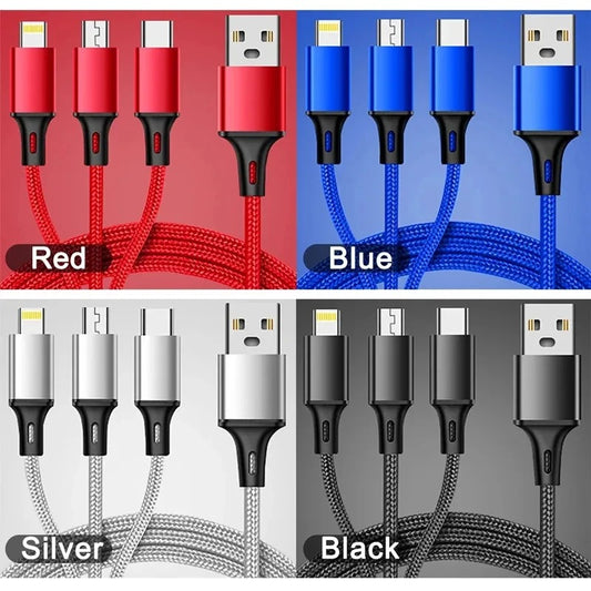 3in1 Charging Cable Multi Usb