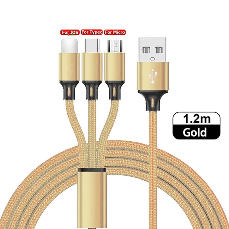 3in1 Charging Cable Multi Usb