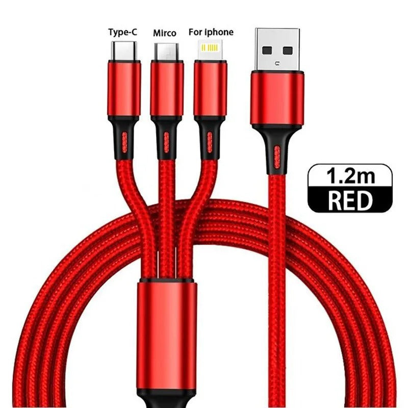 3in1 Charging Cable Multi Usb