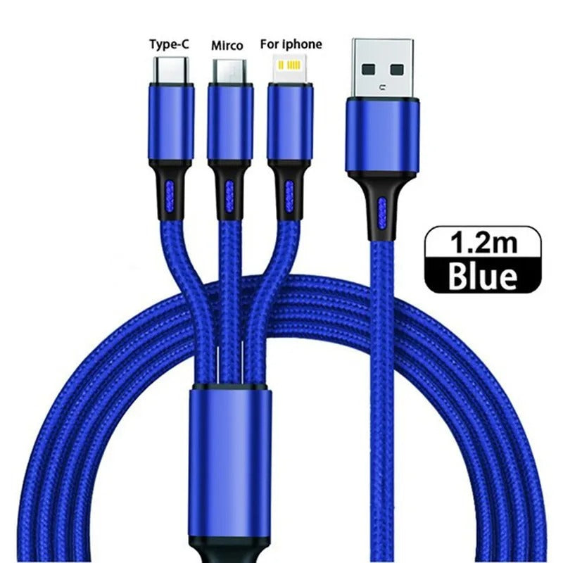 3in1 Charging Cable Multi Usb